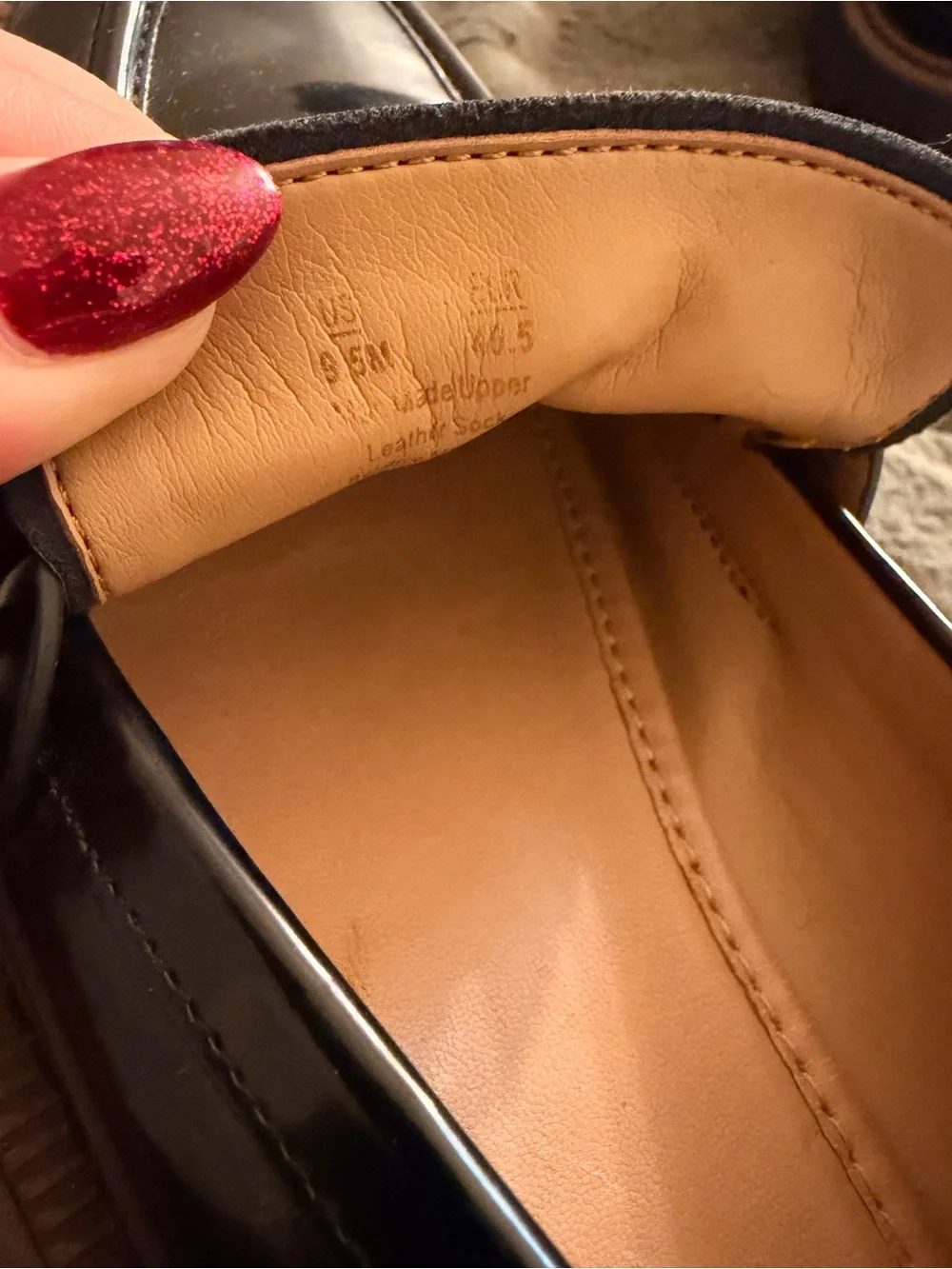 Sam Edelman black loafer
